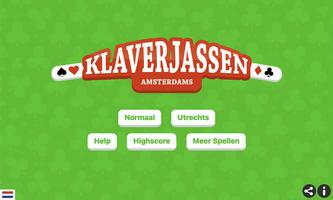 Klaverjassen - Amsterdams-poster