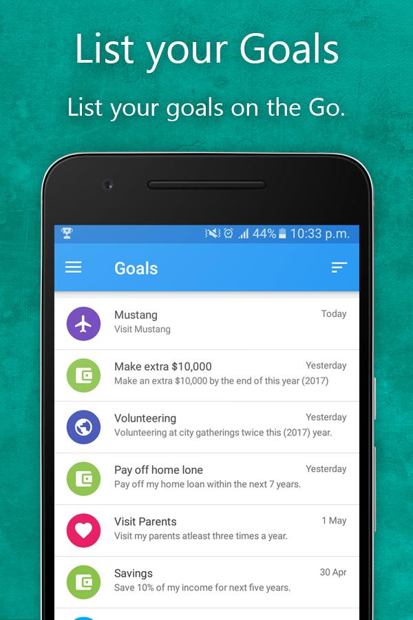 Lifetime Goals für Android - APK herunterladen Lifetime Goals für Android - APK herunterladen -