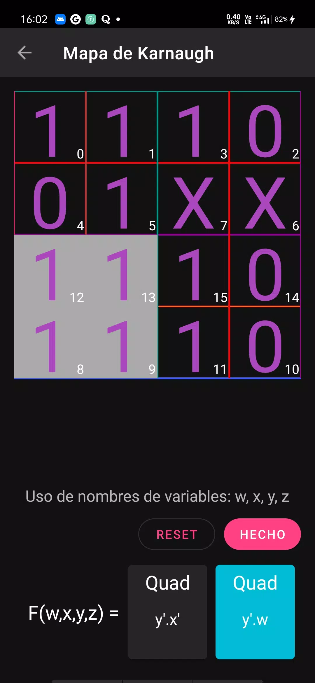 Descarga de APK de Algebra Booleana Calculadora para Android