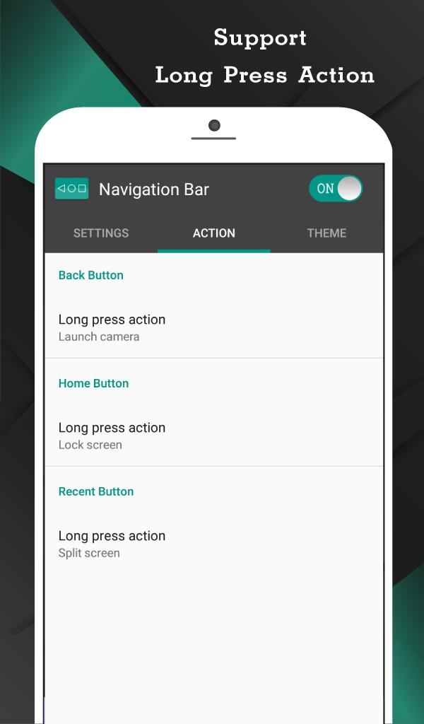 3 button navigation bar