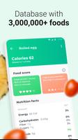 Calorie counter & Food tracker اسکرین شاٹ 2