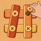 Woody Nuts and Bolts: Unscrew أيقونة