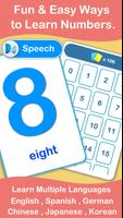 123 Numbers Flashcards PRO Affiche