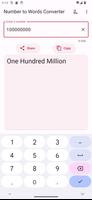 Offline Number to Words تصوير الشاشة 1