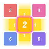 Merge 7 - Easy Number Puzzle Game icône