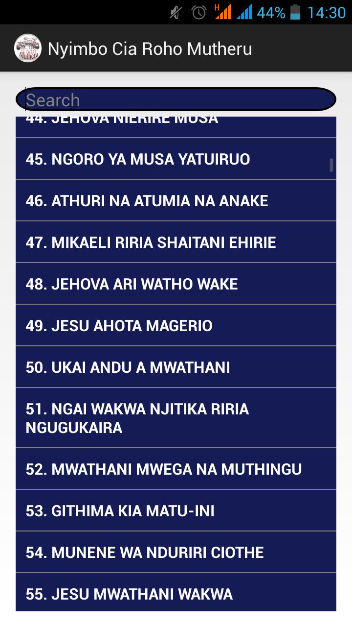 Nyimbo Cia Roho Mutheru Apk For Android Download Nyimbo Cia Roho Mutheru Apk For Android Download