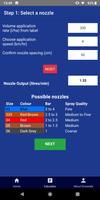 Growsafe Boom Spray Calculator capture d'écran 1