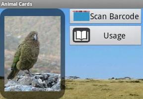 Animal Cards Barcode Scanner Affiche