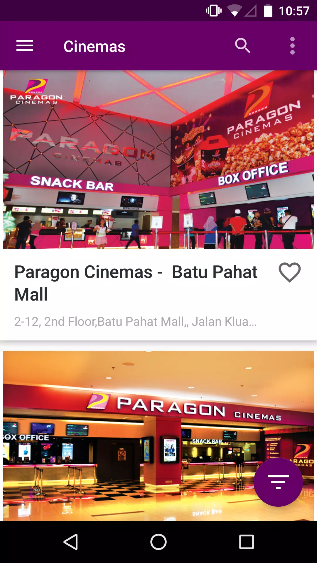 Paragon cinema bp mall