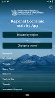 New Zealand Regions App Plakat