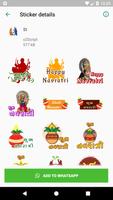 Gujarati Navratri Stickers - WhatsApp Sticker App скриншот 1
