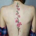 Tatuaje de flores icono