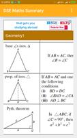 Last Min -- DSE Maths Summary poster