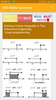 برنامه‌نما Last Min -- DSE Maths Summary عکس از صفحه