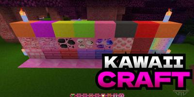 Mod Kawaii World for minecraft ポスター