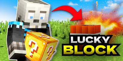 Maps Lucky Block for mcpe Affiche
