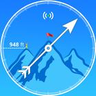 Icona Altimetro GPS Altitudine mappa