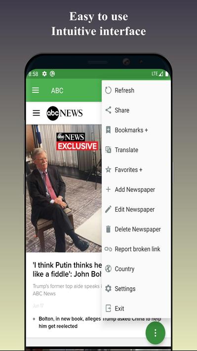 Newspapers- local & world news screenshot 4