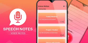 Speech notes - Speech To Text Converter