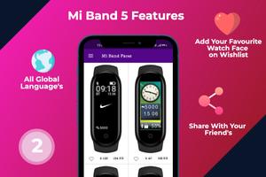 Watch Faces For MI Band 5 截圖 1