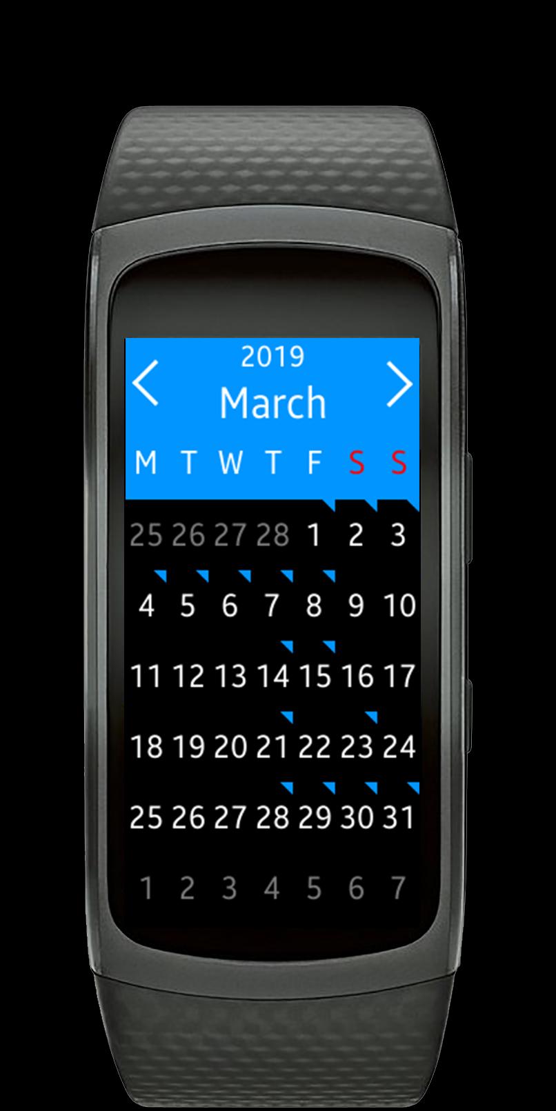 Calendar Gear Fit2 Neueste Version 3.0.0 für Android
