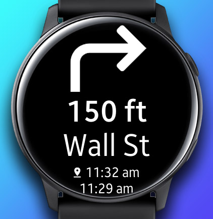navigation pro google maps navi on samsung watch