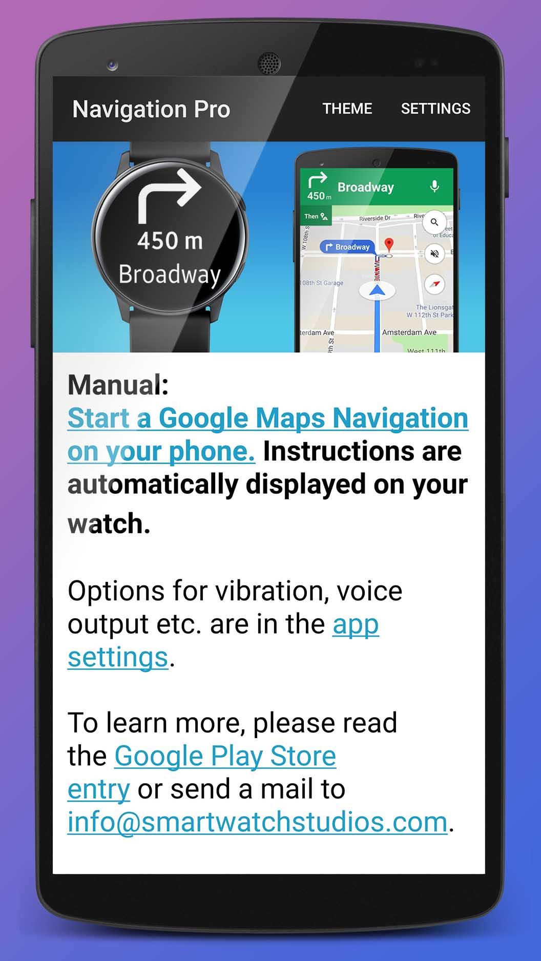 Navigation Pro: Google Maps Navi on Samsung Watch Latest Version null for Android