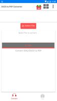 DOCX to PDF Converter ポスター