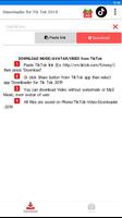 Video Downloader for TikTok - No Watermark Affiche