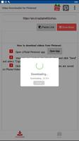 Video Downloader for Pinterest تصوير الشاشة 1