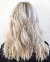 Cheveux Blond Affiche