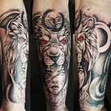 Tatouage Lion icône