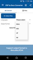 Convert PDF To Word - PDF To DOCX - PDF to DOC screenshot 1