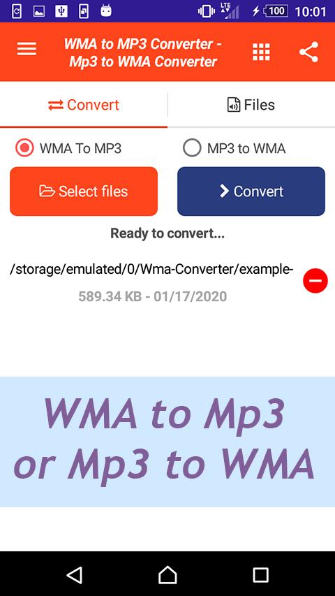WMA to mp3 converter free - Mp3 to WMA converter for Android - APK Download