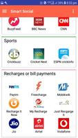 Smart Social - All Social Network Sites ảnh chụp màn hình 3