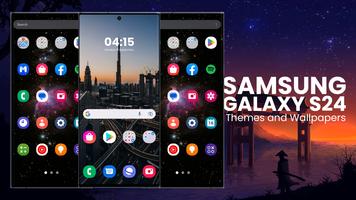 Samsung Galaxy s24 Launcher الملصق