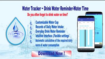 Water World-Drink Water Reminder & Water Tracker💧 Affiche