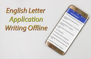 English Letter Application Writing Offline capture d'écran 1