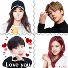 Kpop Idol Stickers for WhatsApp icône