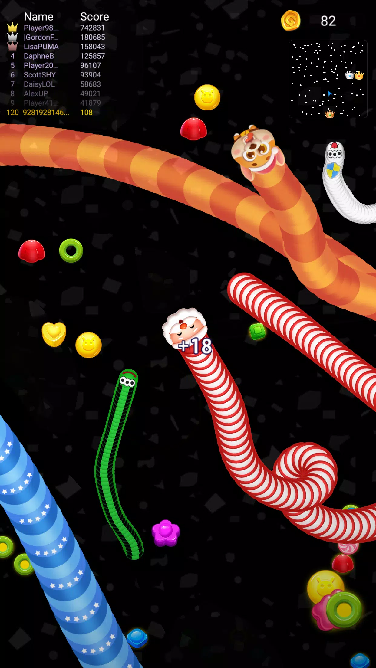 Snake Battle: Worm Snake Game Game for Android - Download