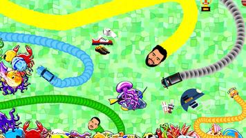 Snake Zone.io Slither Fun Worm ảnh chụp màn hình 1