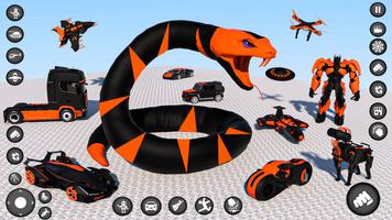 Snake Robot Car Transform Game poster