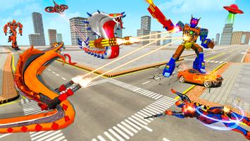 Snake Robot Car Transform Game screenshot 2