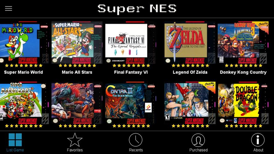 SNES Retro 99 IN 1 - Arcade Games - SNES Emulator APK for Android Download