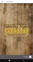 Saturday Night Gold Plakat