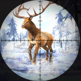 Chasse cerf 2020: tireur d'élite cerf:jeu chasseur icône