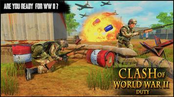 shooter guerre mondiale: jeux de tir Affiche