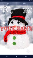 Snowman Live Wallpaper capture d'écran 1