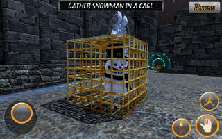 Evil Scary Snowman  Games 3d screenshot 2