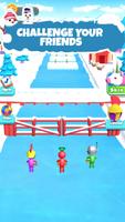 Snowball Race.io Winter Games syot layar 3